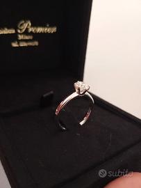 Anello solitario diamante 0,90 ct G VS2 (GIA)