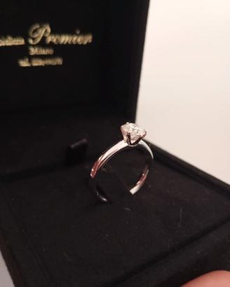 Anello solitario diamante 0,90 ct G VS2 (GIA)