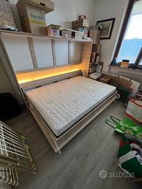 letto elegante a scomparsa