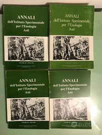 n.4 vol. Annali Centro Enologico di  Asti