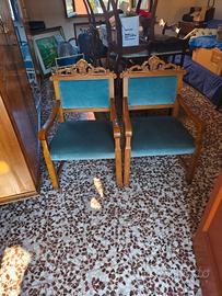 Coppia poltroncine vintage anni 70