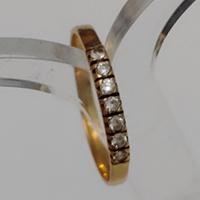 anello veretta oro giallo 18 Carati 