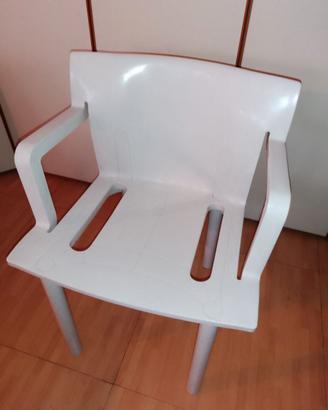 Kartell 4870 Sedia designer Anna Castelli Ferrieri
