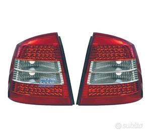 FANALI A LED OPEL ASTRA G 2P 4P 97-04 ROSSO AFFUMI