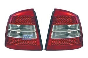 FANALI A LED OPEL ASTRA G 2P 4P 97-04 ROSSO AFFUMI