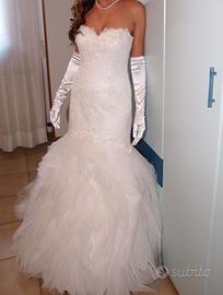 Abito da sposa morello sirena