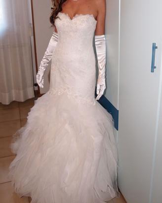 Abito da sposa morello sirena