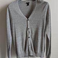 Cardigan uomo grigio