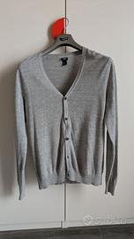 Cardigan uomo grigio