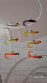 Esche siliconiche con testina piombata