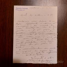 Rarissimo autografo Beato Carlo Andrea Ferrari COA