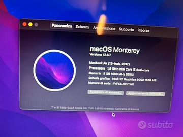 Apple Macbook Air del 2017