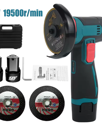 Mini Smerigliatrice a Batteria 12V + 2 Batterie