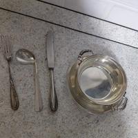 Argento 800 set pappa bambino