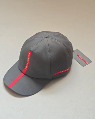 Cappello Prada Luna Rossa Grigio Rosso