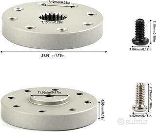 2 Bracci Disco Metallo Servo Futaba MG995 MG996