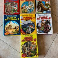 7 libri di VIAGGIO NEL TEMPO di Geronimo Stilton