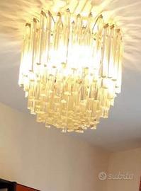 Lampadario vintage vetro murano