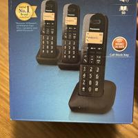 PANASONIC Cordless Trio KX-TGB613JTB Nero