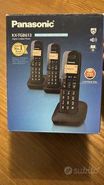 PANASONIC Cordless Trio KX-TGB613JTB Nero