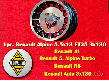 Cerchio per renault r4 r5 r6