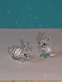 swarovski coppia coniglietti