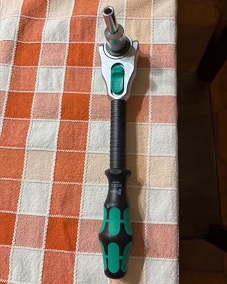 Chiave cricchetto WERA 1/2 - 1/4 snodabile nuova