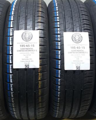 4 GOMME 185 65 15 CONTINENTAL A70966