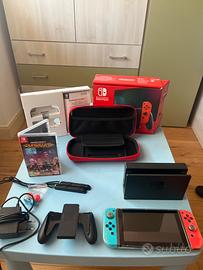 Nintendo Switch + Minecraft Dungeon + Custodia