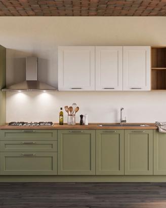 CUCINA LINEARE NUOVA CON ELETTRODOMESTICI CUCINE