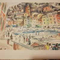 Michele Cascella "Portofino" cm. 20x30