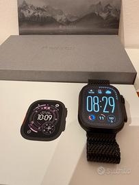 Apple watch Ultra 3 loop maglia milanese black