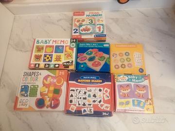 Lotto giochi educativi bambini Headu Clementoni