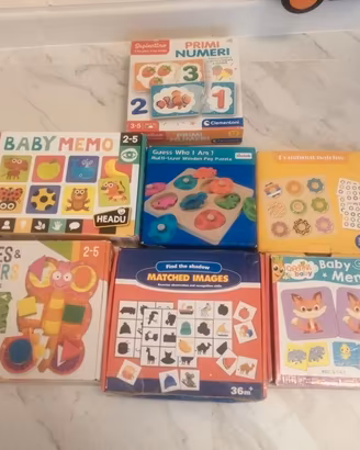 Lotto giochi educativi bambini Headu Clementoni