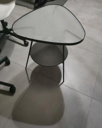 tavolo in ferro battuto e vetro 