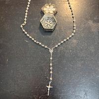 Crocifisso in argento con scatola