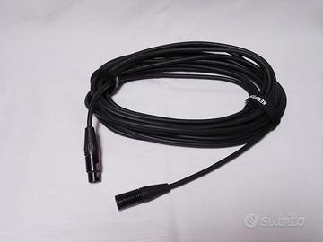 Cavi audio jack 6,3mm 3mt e XLR 9mt
