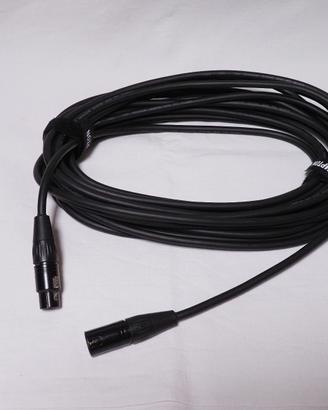 Cavi audio jack 6,3mm 3mt e XLR 9mt