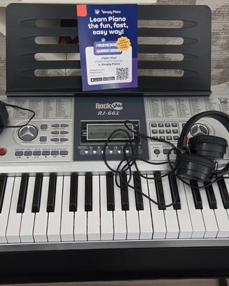 Pianola con accessori