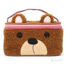 Beauty Case Orsetto Peluche - NUOVO con cartellino
