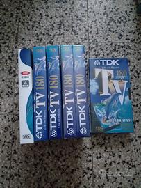 6 videocassette VHS NUOVE