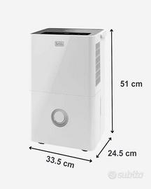 deumidificatore e purificatore d'aria black Decker