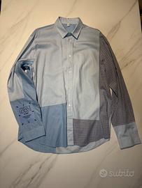 camicia MCQ Patchwork Righe e Quadri XL McQueen