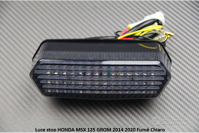 Luce stop HONDA MSX 125 GROM 2014 2020 Fumé Chiaro