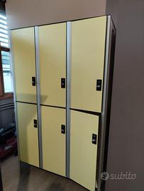 Arredo spogliatoi panche e armadietti palestra