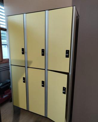 Arredo spogliatoi panche e armadietti palestra