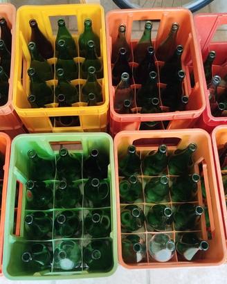 Cassette con Bottiglie per Vino / Acqua