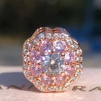 PANDORA Charm Fiore Rosa Scintillante 787851NPM