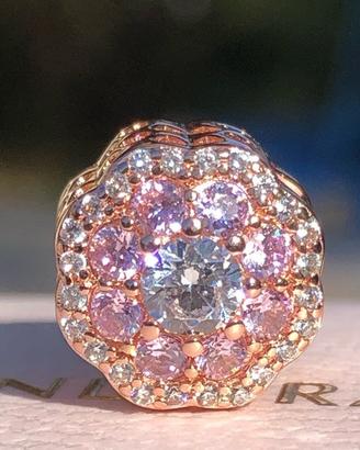 PANDORA Charm Fiore Rosa Scintillante 787851NPM