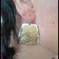 Orecchini in argento placcato oro